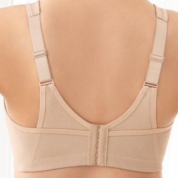 Set of 3! 50B Magic Lift Bra (COTTON-BLEND) Wireless (Active-Support) Nude NEW - Picture 4 of 16